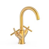 Bimando lavabo MONTBLANC-TRES oro mate - 28310301OM 1