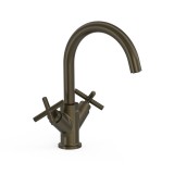 Bimando lavabo alto MONTBLANC-TRES negro bronce - 28320301KMB 1