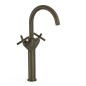 Bimando lavabo alto XL MONTBLANC-TRES negro bronce - 28380301KMB