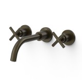 Bimando lavabo empotrado MONTBLANC-TRES negro bronce - 2833000*KMB 3