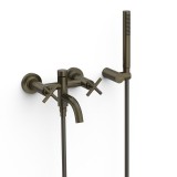 Bimando baño-ducha MONTBLANC-TRES negro bronce - 28317601KMB 1