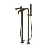 Bimando baño-ducha a suelo MONTBLANC-TRES negro bronce - 28319401KMB 1