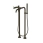 Bimando baño-ducha a suelo MONTBLANC-TRES negro bronce - 28319401KMB