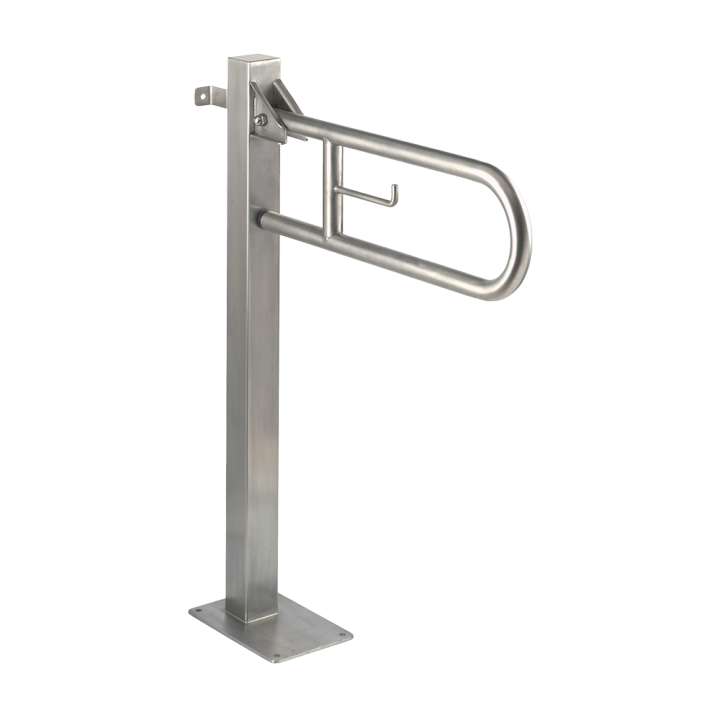 Barra de apoyo abatible vertical con columna fija - Mediclinics 1