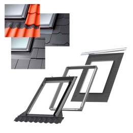 Cerco de estanqueidad ventana VELUX con premarco aislante y lámina impermeable 1