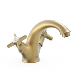 Bimando lavabo TRES-CLASIC latón viejo mate - 24210201LM 1