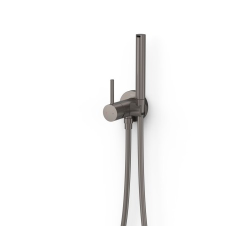 Monomando empotrar bidé WC STUDY-TRES grafito - 134123GR - Tres