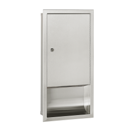 Dispensador de papel toalla empotrable C/Z DTE0040CS Mediclinics 1