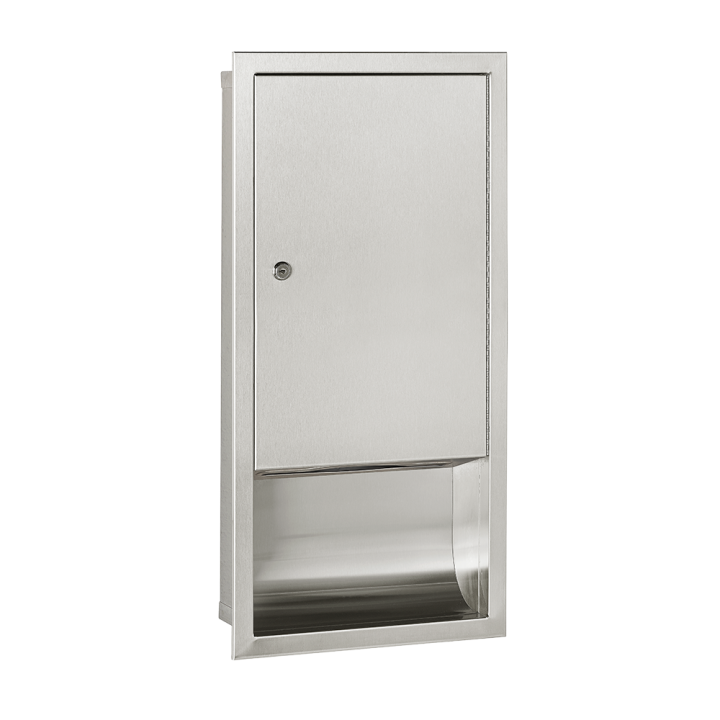 Dispensador de papel toalla empotrable C/Z DTE0040CS Mediclinics 1