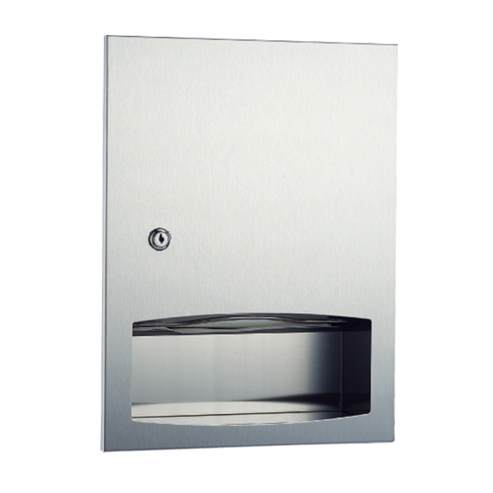 Dispensador de papel toalla empotrable C/Z DTE0020CS Mediclinics 1