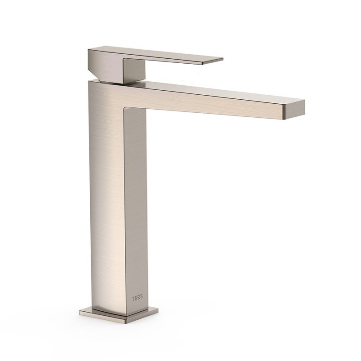 Monomando lavabo alto SLIM-TRES acero - 20210303AC 1