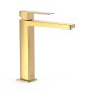 Monomando lavabo alto SLIM-TRES oro brillo - 20210303OR