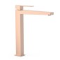 Monomando lavabo alto XL SLIM-TRES oro rosa mate - 20210305OPM