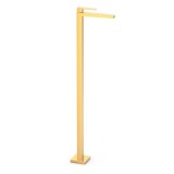 Monomando lavabo a suelo SLIM-TRES oro mate - 20285301OM 1