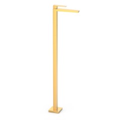Monomando lavabo a suelo SLIM-TRES oro mate - 20285301OM - Tres
