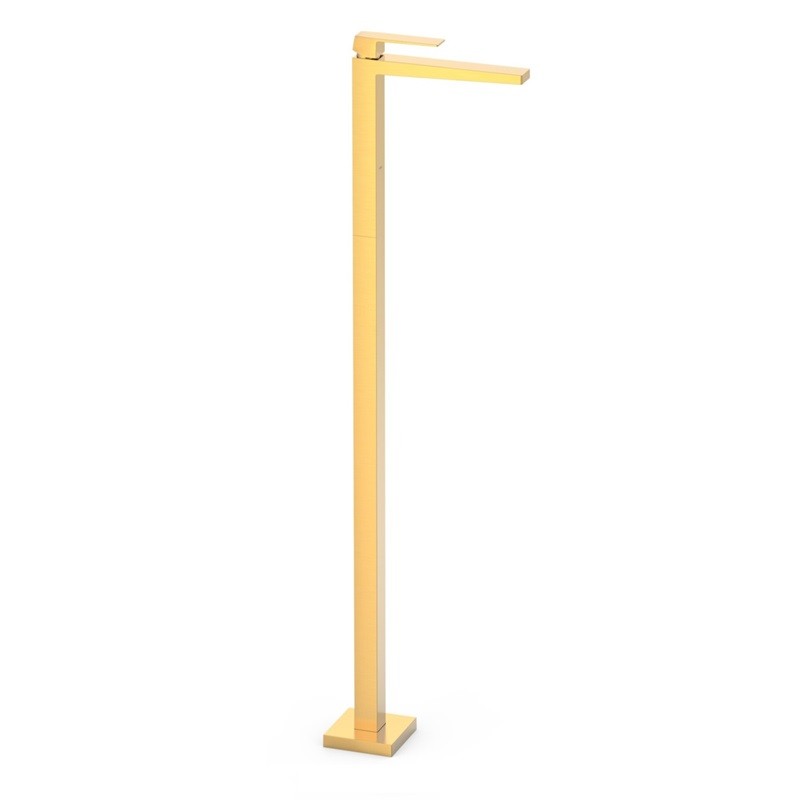Monomando lavabo a suelo SLIM-TRES oro mate - 20285301OM