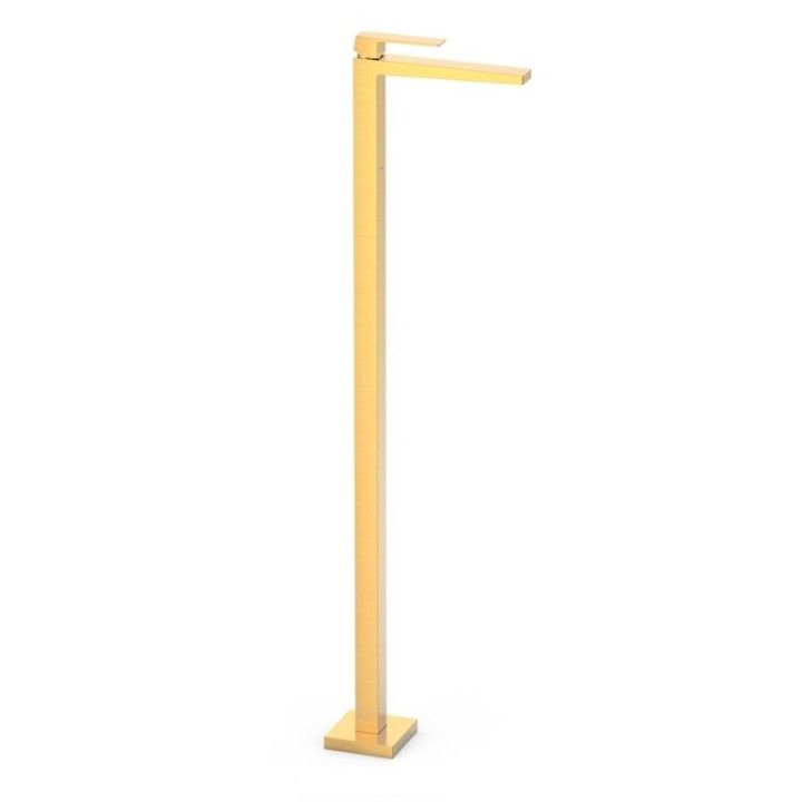 Monomando lavabo a suelo SLIM-TRES oro mate - 20285301OM 1