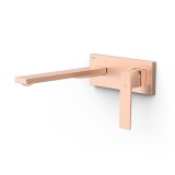 Monomando lavabo empotrado SLIM-TRES oro rosa mate - 2023003*OPM 3
