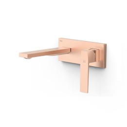 Monomando lavabo empotrado SLIM-TRES oro rosa mate - 2023003*OPM 1