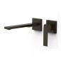 Monomando lavabo empotrado SLIM-TRES negro bronce - 2023002*KMB
