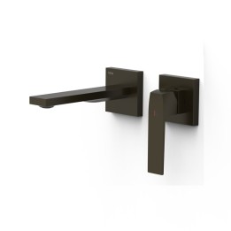 Monomando lavabo empotrado SLIM-TRES negro bronce - 2023002*KMB 1