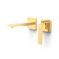 Monomando lavabo empotrado SLIM-TRES oro brillo - 2023002*OR