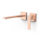 Monomando lavabo empotrado SLIM-TRES oro rosa mate - 2023002*OPM 3