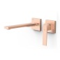 Monomando lavabo empotrado SLIM-TRES oro rosa mate - 2023002*OPM