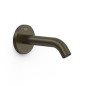 Caño fijo pared TRES negro bronce - 26218004KMB