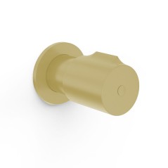 Llave de paso empotrada 1/2" TRES cava dorado - 06115501CA - Tres