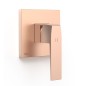 Monomando ducha empotrado 1-vía SLIM-TRES RAPID-BOX oro rosa mate - 20227810OPM