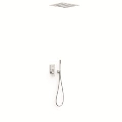 Kit monomando ducha empotrado 2-vías SLIM-TRES RAPID-BOX cromo - 20238006 - Tres