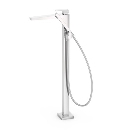 Monomando baño-ducha a suelo SLIM-TRES cromo - 20247001 - Tres