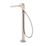 Monomando baño-ducha a suelo SLIM-TRES acero - 20247001AC 1