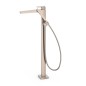 Monomando baño-ducha a suelo SLIM-TRES acero - 20247001AC