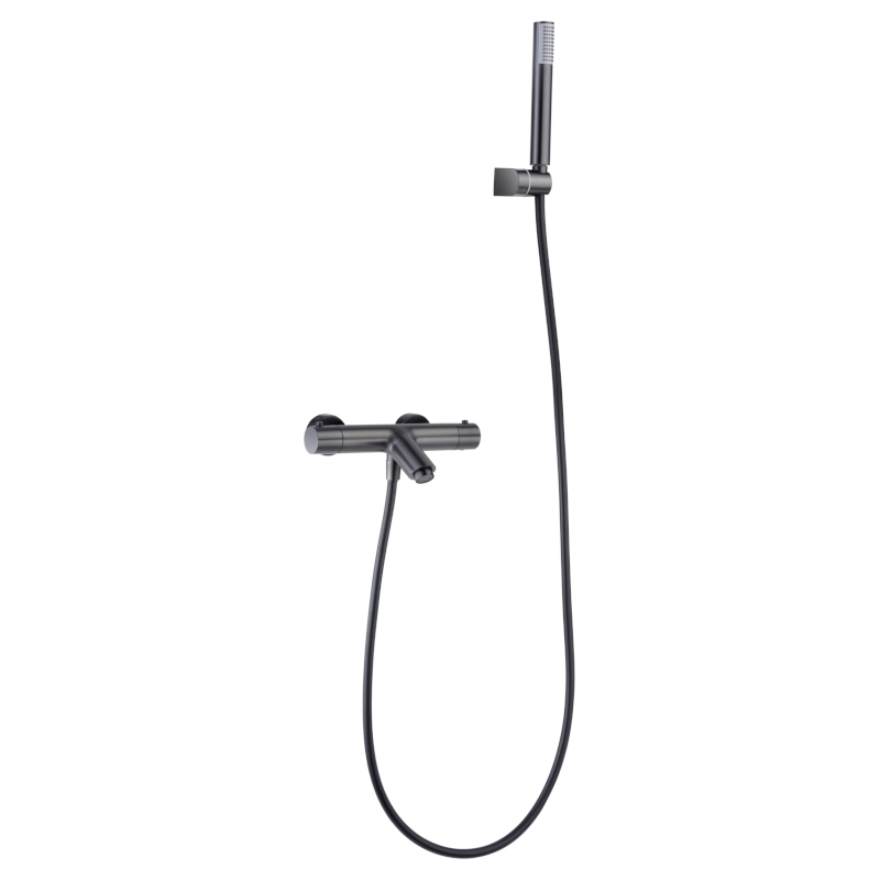 Termostático baño-ducha MONZA black gun metal - BTM039-4BGM