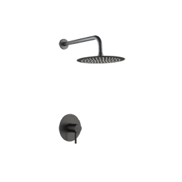 Kit monomando ducha empotrado 1-vía MONZA black gun metal - SRM039/BGM 1