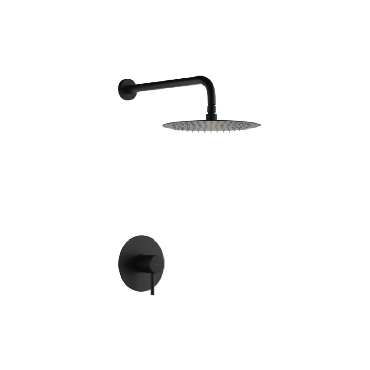 Kit monomando ducha empotrado 1-vía MONZA negro mate - SRM039/NG 1