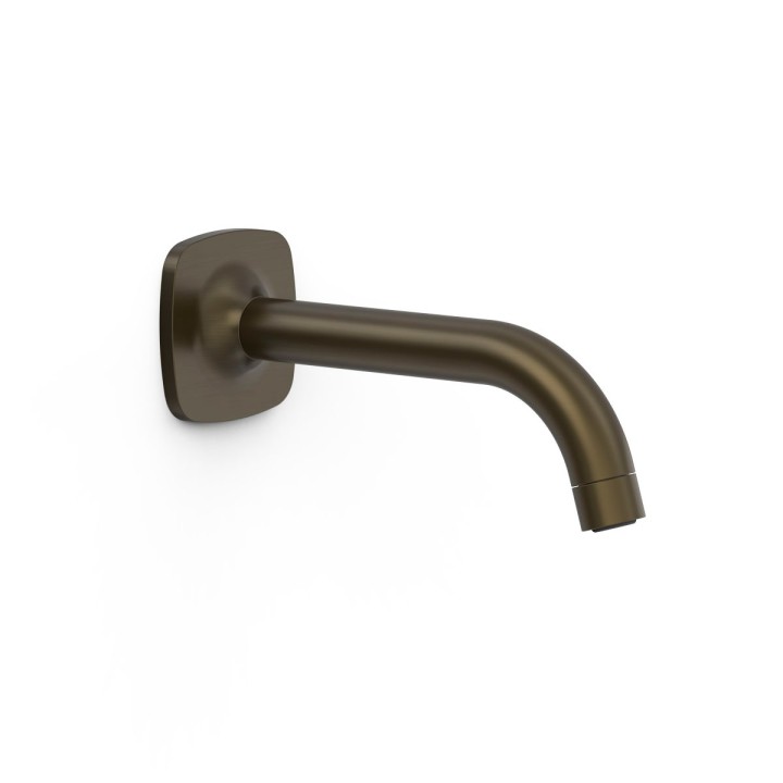 Caño fijo pared TRES negro bronce - 22218101KMB - Tres