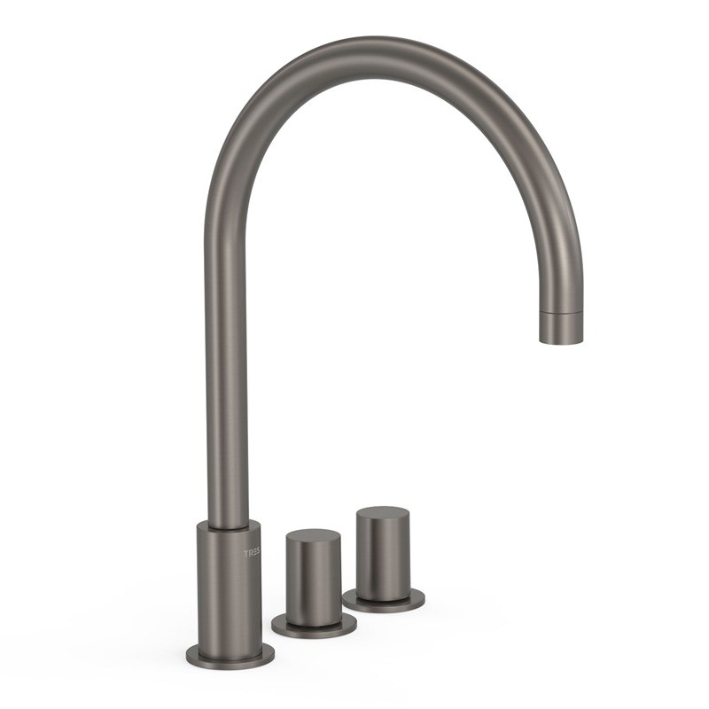 Bimando lavabo repisa STUDY-TRES grafito - 06110501GR