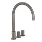 Bimando lavabo repisa STUDY-TRES grafito - 06110501GR