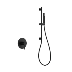 Kit monomando ducha empotrado 1-vía MONZA negro mate - SMM039/NG - Imex