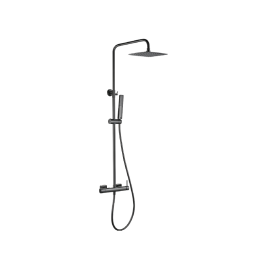 Conjunto monomando ducha TOSCANA black gun metal - BDT064/BGM 1