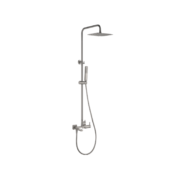Conjunto monomando baño-ducha TOSCANA niquel cepillado - BDT064-B/NQ 1