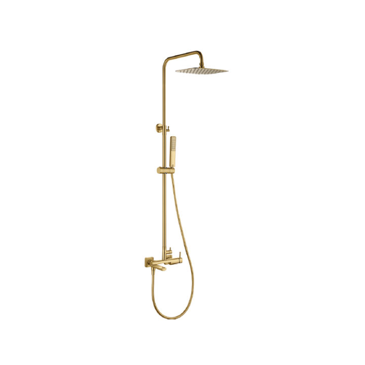 Conjunto monomando baño-ducha TOSCANA oro cepillado - BDT064-B/OC 1