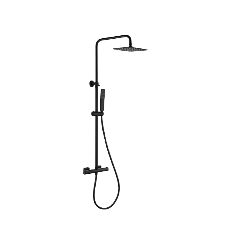 Conjunto monomando ducha TOSCANA negro mate - BTT064/NG