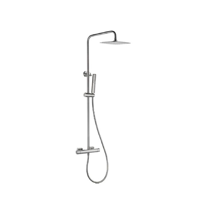 Conjunto monomando ducha TOSCANA niquel cepillado - BTT064/NQ 1