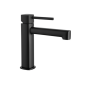 Monomando lavabo TOSCANA negro mate - BDT064-1NG