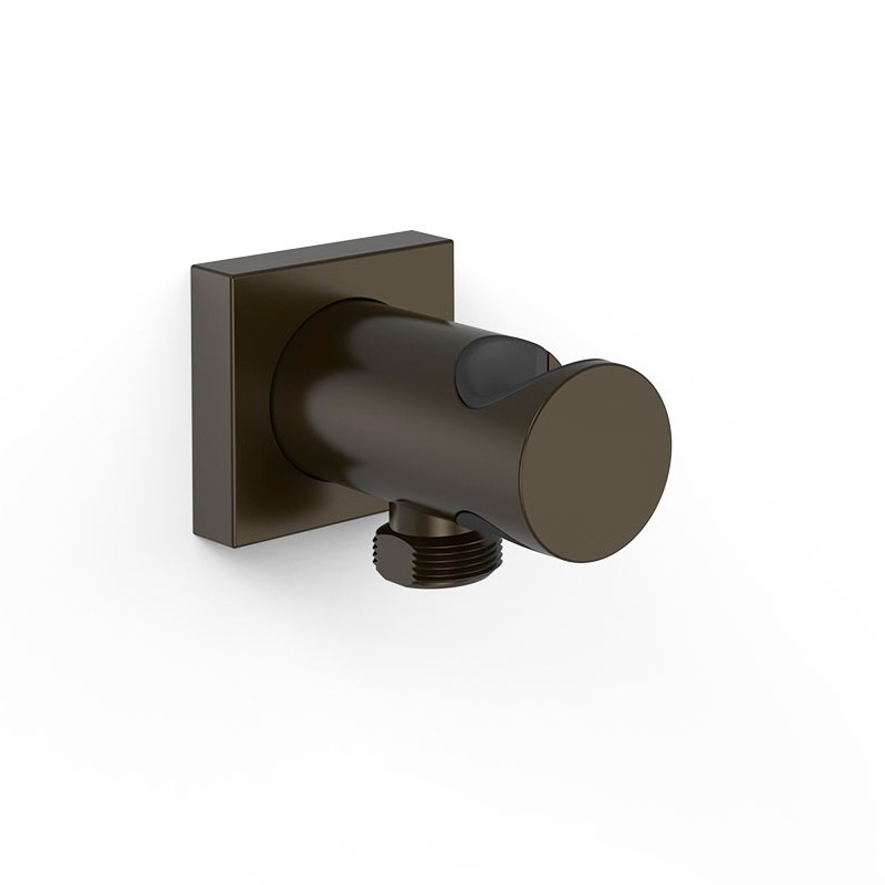 Soporte ducha con toma TRES negro bronce - 21118221KMB
