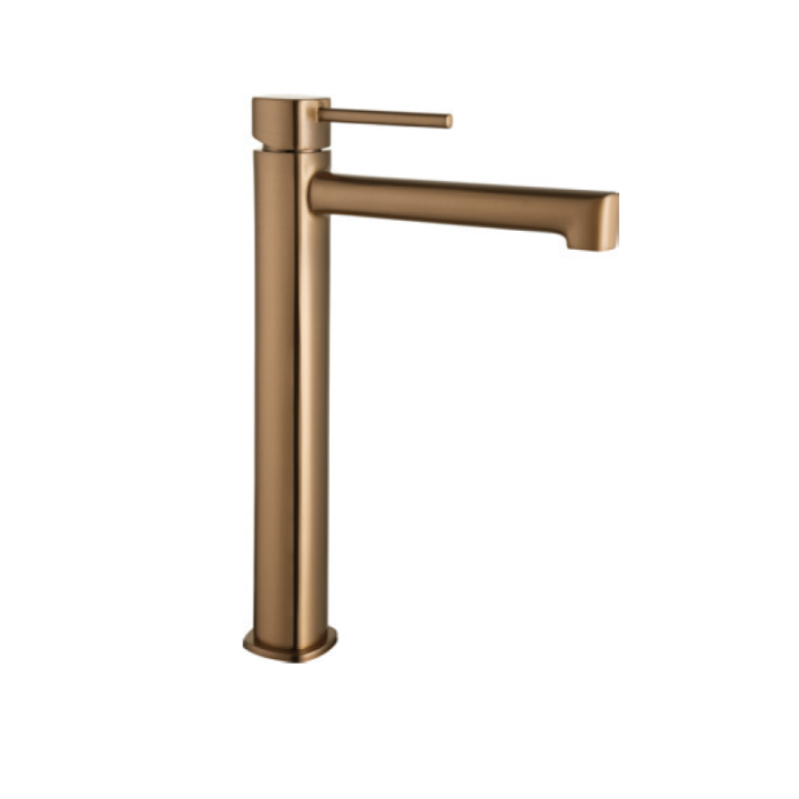 Monomando lavabo alto TOSCANA oro rosa cepillado - BDT064-3ORC 1